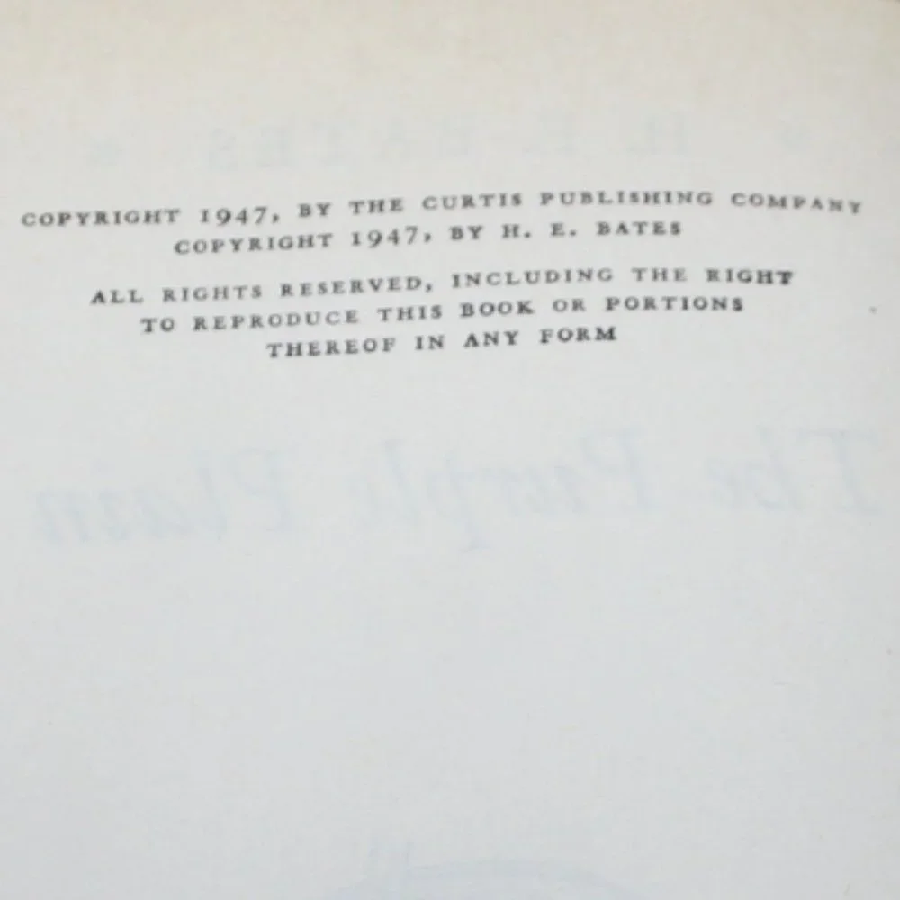 1947 The Purple Plain Vintage book hardcover (Bc)